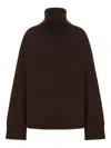 Alberta Ferretti Roll-neck Jumper In Brown