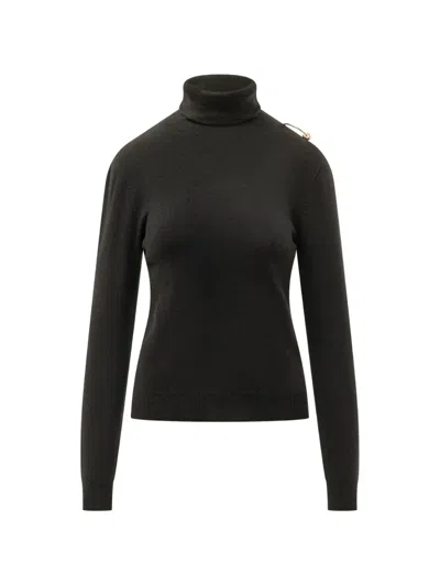 Alberta Ferretti Pullover Mit Rollkragen In Black