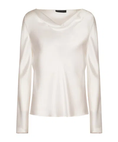 Alberta Ferretti Round-neck T-shirt In White