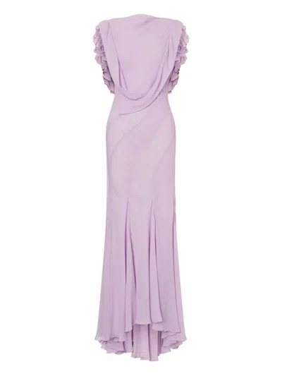 Alberta Ferretti Ruffle-detailing Dress
