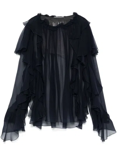Alberta Ferretti Shirt Woman In Black