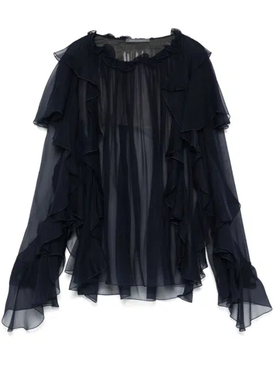 Alberta Ferretti Shirt Woman In Black