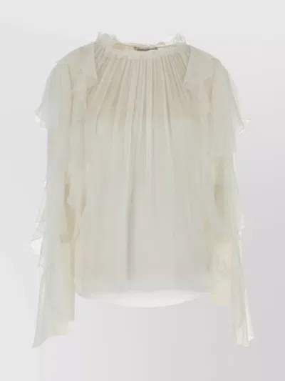 Alberta Ferretti Alberta Ferreti White Silk Blouse