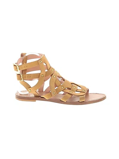 Pre-owned Alberta Ferretti Sandals In Gold