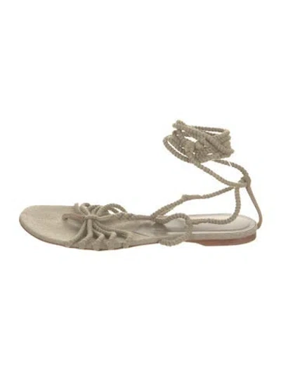 Pre-owned Alberta Ferretti Sandals In Neutral