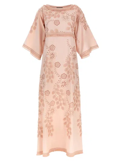 Alberta Ferretti Sangallo Dress In Pink
