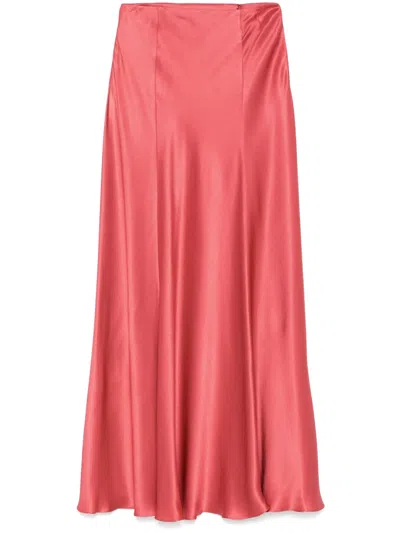 ALBERTA FERRETTI SATIN MAXI SKIRT