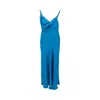 Alberta Ferretti Woman Maxi Dress Light Blue Size 8 Viscose In Blue