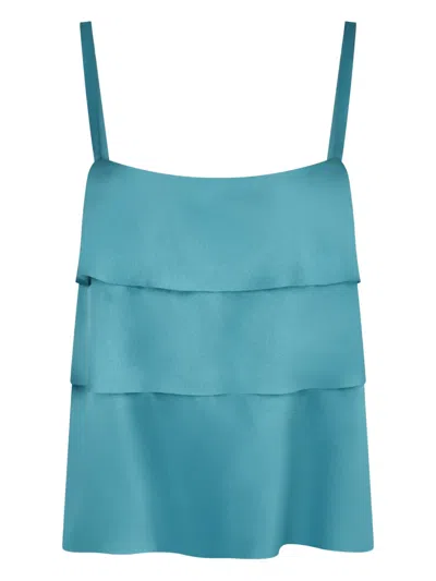 ALBERTA FERRETTI SATIN TANK TOP