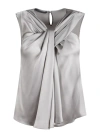 Alberta Ferretti Top In Grey