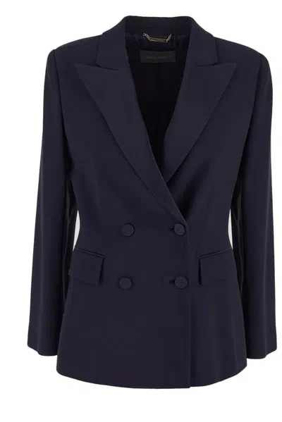 Alberta Ferretti Jacket Woman In Blue