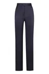 Alberta Ferretti Satin-trim Trousers