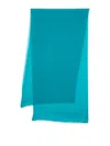 Alberta Ferretti Chiffon-crepe Silk Scarf In Green