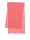Alberta Ferretti Silk Scarf In Rosado