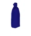 Alberta Ferretti Sheer Rectangular Silk Stole Lightweight Fabric In Blue