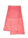 Alberta Ferretti Semi-sheer Scarf In Purple