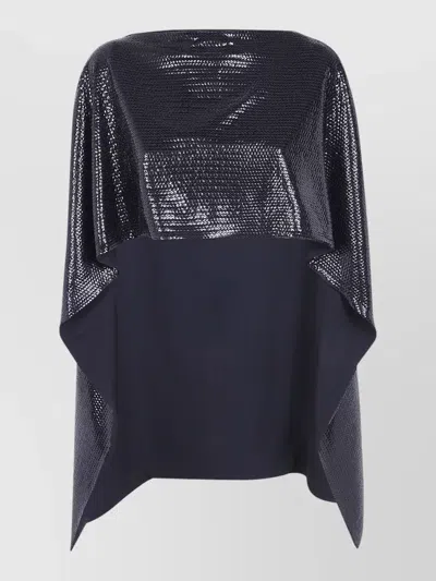 Alberta Ferretti Sequin Cape