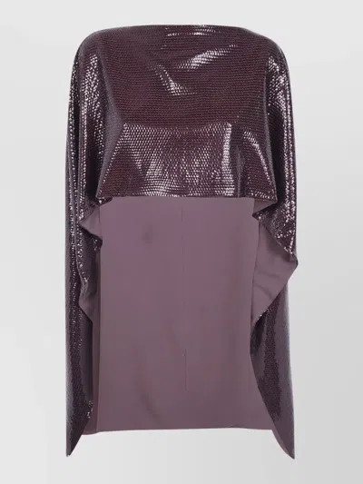 Alberta Ferretti Sequin Cape