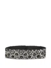 Alberta Ferretti Sequin-embellished Belt In Black