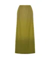 Alberta Ferretti Skirt In Green