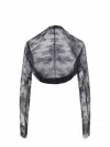 Alberta Ferretti Shawl In Gray