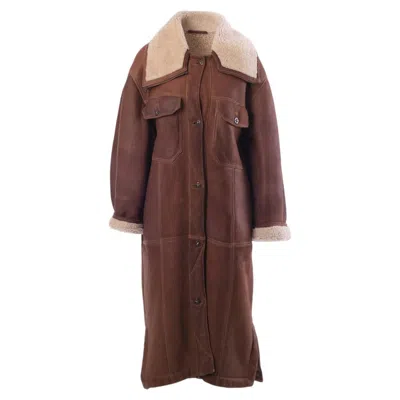 Pre-owned Alberta Ferretti Sheepskin Shearling Coat -'00s In Black