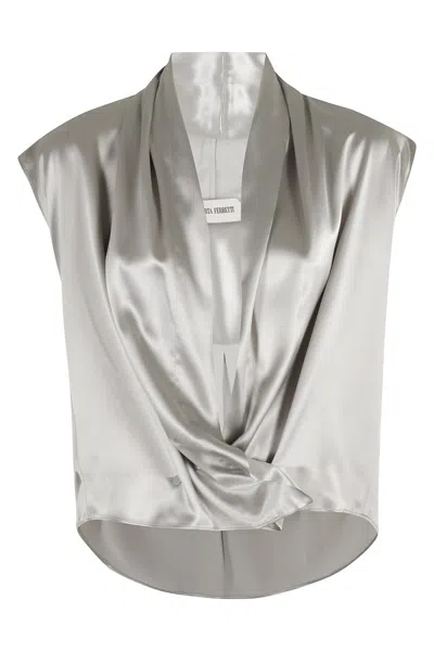 ALBERTA FERRETTI ALBERTA FERRETTI SHINY SATIN SHIRT
