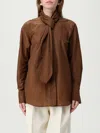 Alberta Ferretti Shirt  Woman Color Brown In Brown