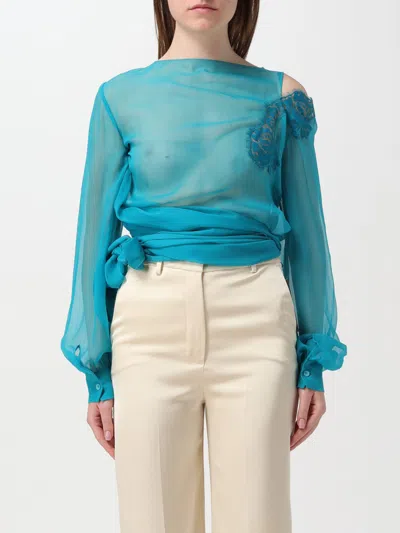 Alberta Ferretti Shirt  Woman Color Gnawed Blue