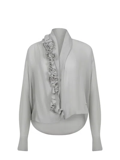 Alberta Ferretti Shirt In Gray