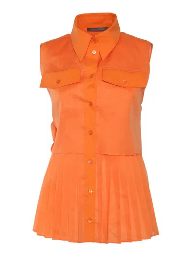 Alberta Ferretti Shirt In Orange