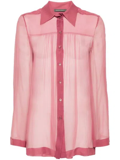 Alberta Ferretti Shirts In Pink