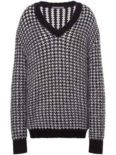 ALBERTA FERRETTI ALBERTA FERRETTI MIXED MOHAIR SWEATER