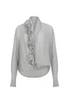Alberta Ferretti Shirts In Gray