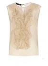 Alberta Ferretti Ruffle-detail Blouse In Pink