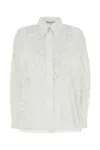 Alberta Ferretti Alberta Ferreti White Poplin Shirt In White