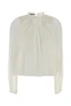 Alberta Ferretti Alberta Ferreti Silk Blouse In White