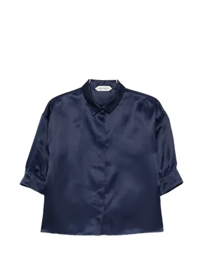 Alberta Ferretti Short-sleeve Shirt In Blue