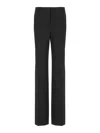 Alberta Ferretti Wool Trousers In Black