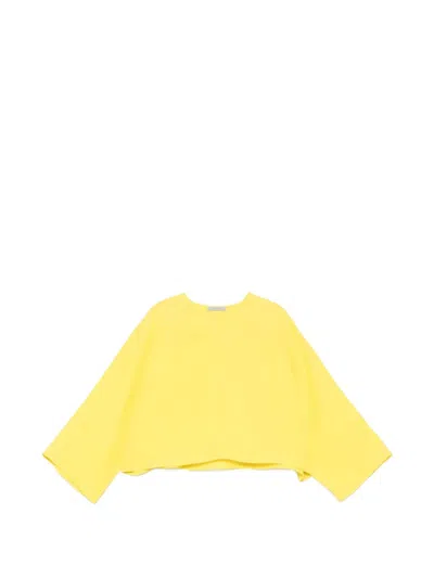 Alberta Ferretti Short-sleeved T-shirt In Yellow