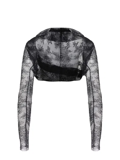 Alberta Ferretti Shrug In Black