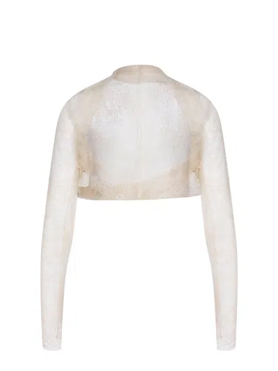 Alberta Ferretti Shrug In Neutral