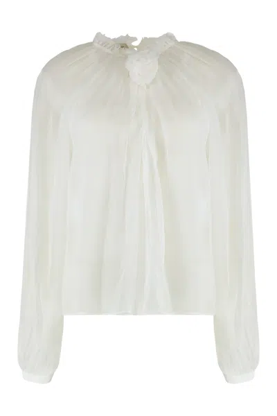 ALBERTA FERRETTI SILK BLOUSE