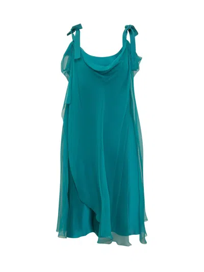 ALBERTA FERRETTI ALBERTA FERRETTI SILK CHIFFON DRESS