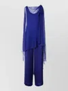 Alberta Ferretti Alberta Ferreti Silk Jumpsuit In Blue