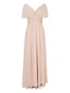Alberta Ferretti Alberta Ferreti  Light Pink Dress In Silk Georgette In Pink