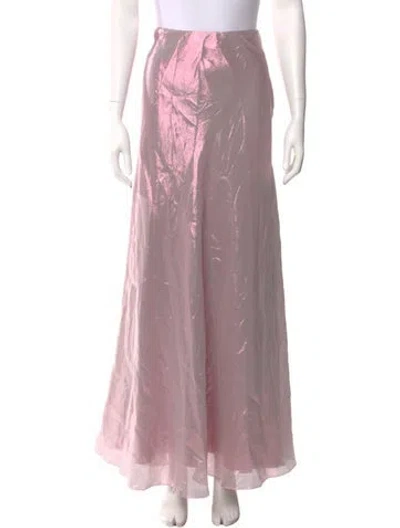 Pre-owned Alberta Ferretti Silk Long Skirt