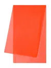 Alberta Ferretti Silk Scarf In 红色
