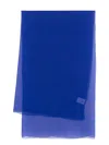Alberta Ferretti Royal Blue Silk Scarf In Blue