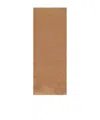 Alberta Ferretti Silk Chiffon Stole With Fluid Draping In Brown